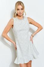 Load image into Gallery viewer, I twill seafoam dress with sparkle accent dress