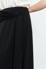 Load image into Gallery viewer, I A line drape knot skirt