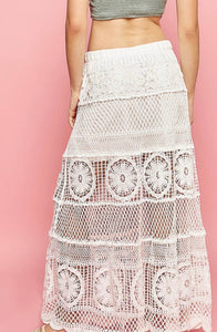 P crochet  skirt