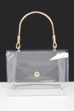 Load image into Gallery viewer, Hd metal handle flap clutch
