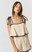 Load image into Gallery viewer, L romper with self tie strap