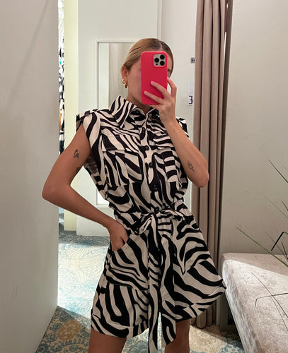 L Oasis  utility romper