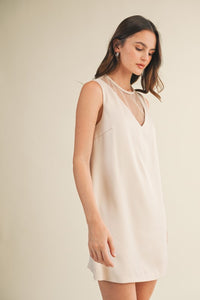 Ms Mesh contrast dress