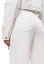 Load image into Gallery viewer, B high Rise straight white pants
