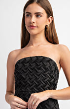 Load image into Gallery viewer, En Texture woven tube mini dress
