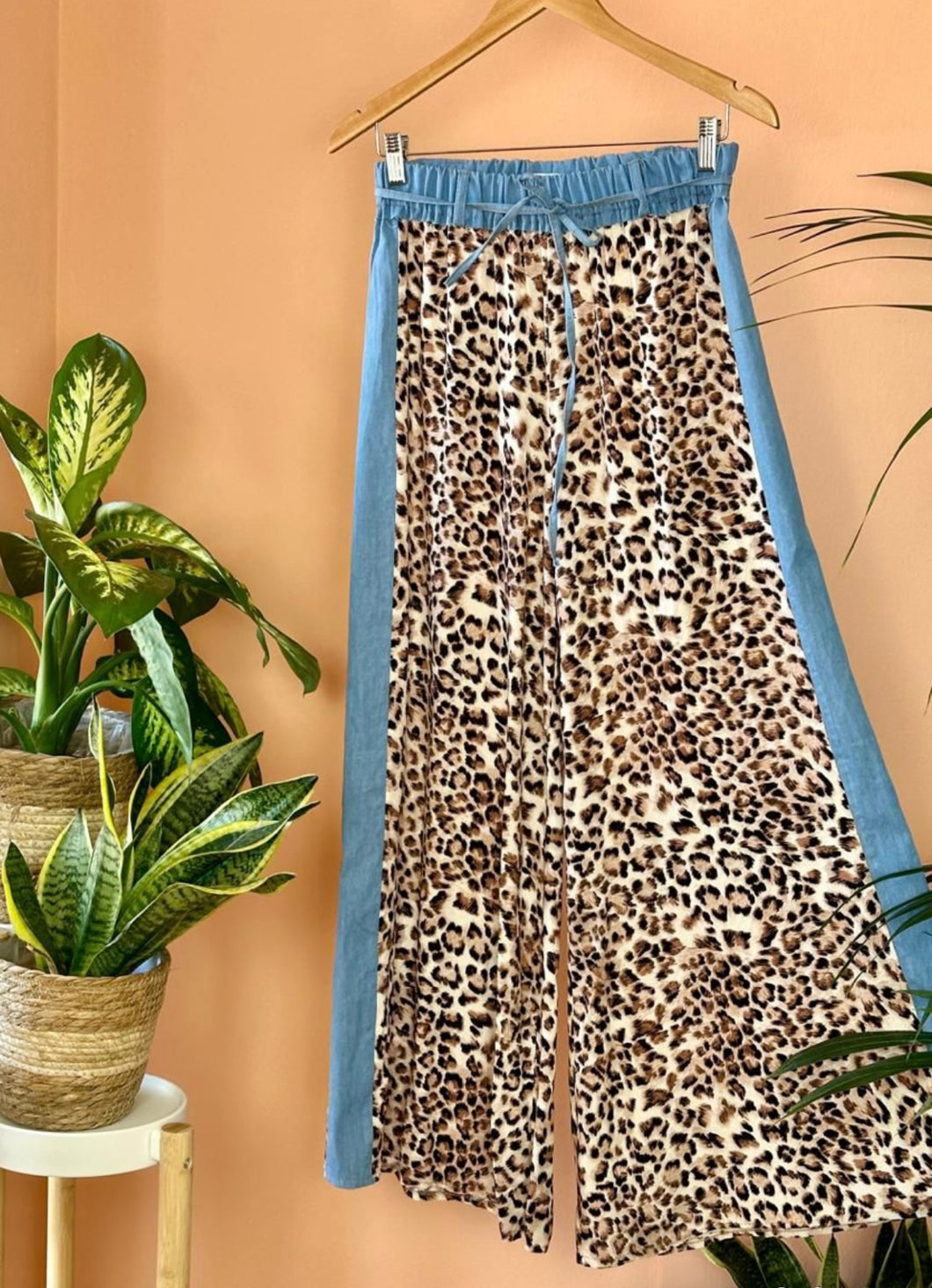 Lc animal print palazzo pants