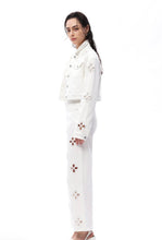 Load image into Gallery viewer, B high Rise straight white pants