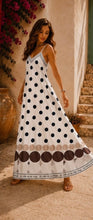Load image into Gallery viewer, N print rayon maxi dress