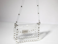Load image into Gallery viewer, P studs clear crossbody bags
