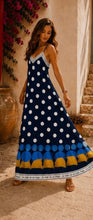 Load image into Gallery viewer, N print rayon maxi dress
