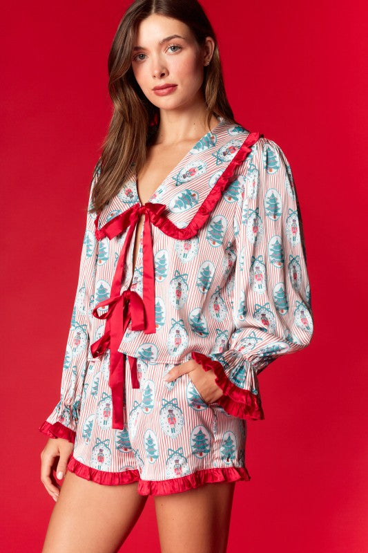 R Christmas short pjs