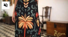 Load image into Gallery viewer, K flower print maxi dress