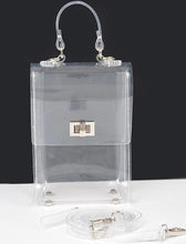 Load image into Gallery viewer, Hd Transparent top handle clutch