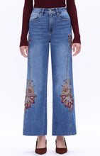 Load image into Gallery viewer, B embroidery jeans