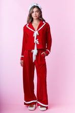 Load image into Gallery viewer, S red velvet pjs