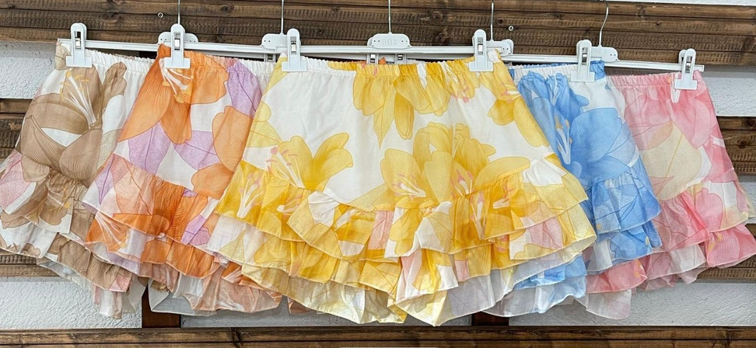 N print skort set 2pcs