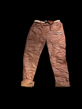 Load image into Gallery viewer, Lc Pu joguer pants with belt