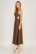 Load image into Gallery viewer, H side cut out maxi dress