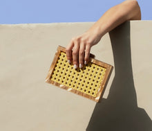 Load image into Gallery viewer, Bc acrylic wicker clutch