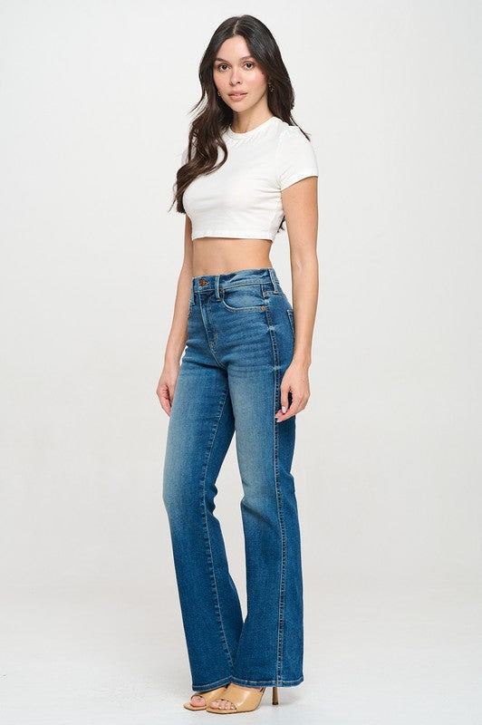 Sp  High rise basic flare jeans 2771