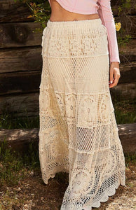 P crochet  skirt