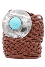 Load image into Gallery viewer, Ab Faux leather bohemian belt