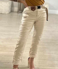 Load image into Gallery viewer, Lc Pu joguer pants with belt