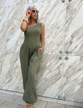 Load image into Gallery viewer, Lc cotton jumpsuit one shoulder