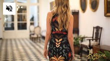Load image into Gallery viewer, K flower print maxi dress