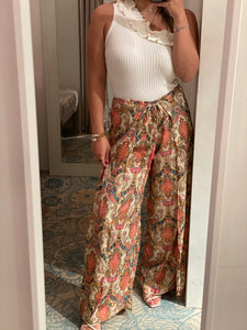 P Faux wrap pant