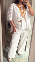 Load image into Gallery viewer, K eyelet 2pcs palazzo pants
