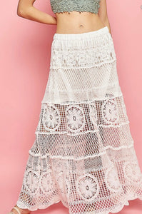 P crochet  skirt