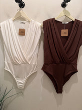 Load image into Gallery viewer, N v neck drape body suit