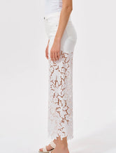 Load image into Gallery viewer, B high Rise white lace pants