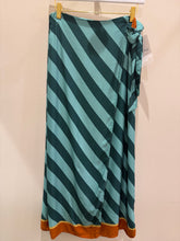 Load image into Gallery viewer, Lc long stamp wrap around skirt