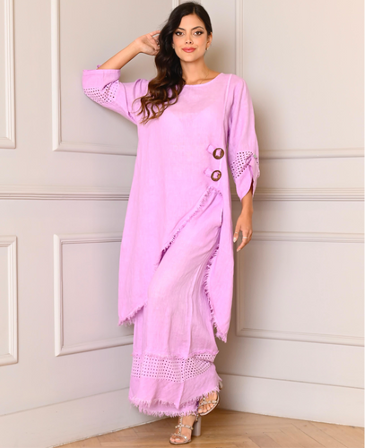 V 2 pcs linen tunic set