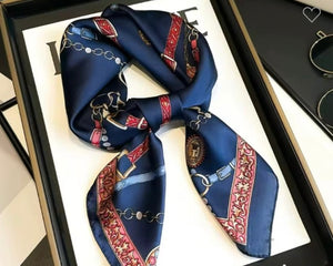 B small silk scarf
