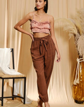 Load image into Gallery viewer, Eb pleated crop top