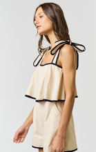 Load image into Gallery viewer, L romper with self tie strap