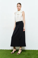 Load image into Gallery viewer, I A line drape knot skirt