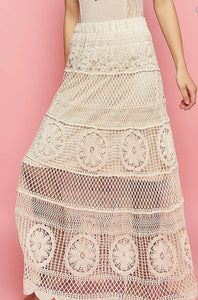 P crochet  skirt