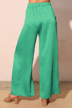 Load image into Gallery viewer, T Hammered satin pockets pants