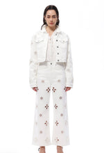Load image into Gallery viewer, B high Rise straight white pants