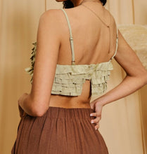 Load image into Gallery viewer, Eb pleated crop top