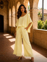 Load image into Gallery viewer, N linen pants and blouse set