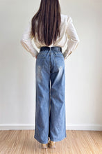 Load image into Gallery viewer, Lr Button Down shirt / lattice rhinstone jeans