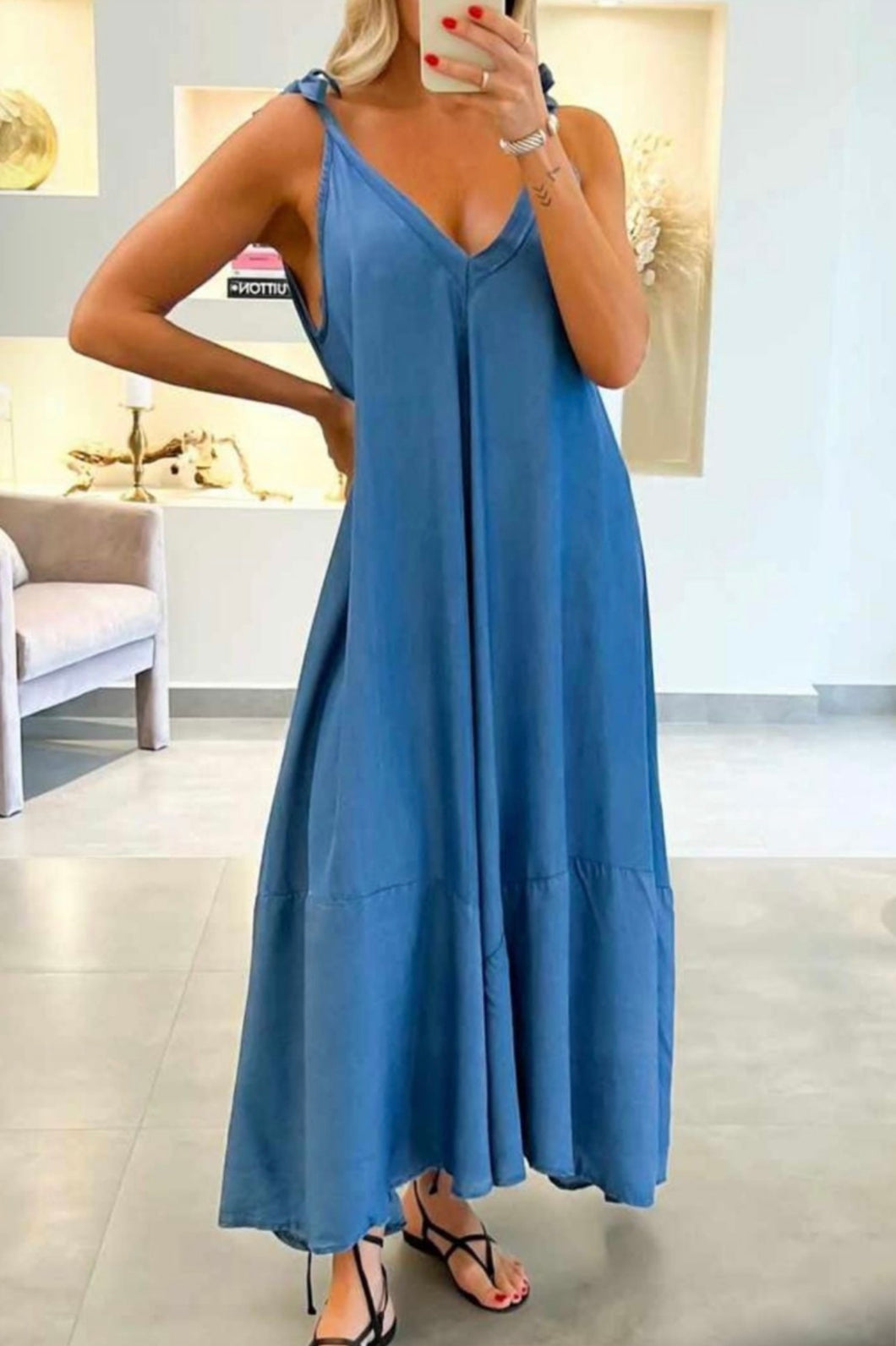 Lc denim maxi dress