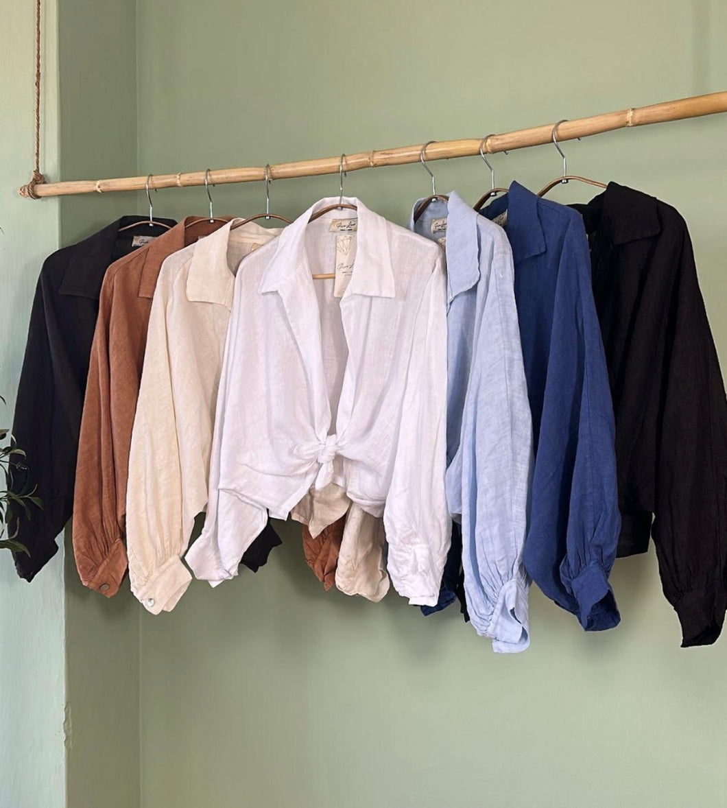 Lc  blouse tie in front