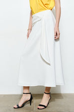 Load image into Gallery viewer, I A line drape knot skirt