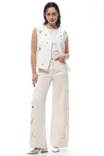 Load image into Gallery viewer, B High Rise wide leg beige pants